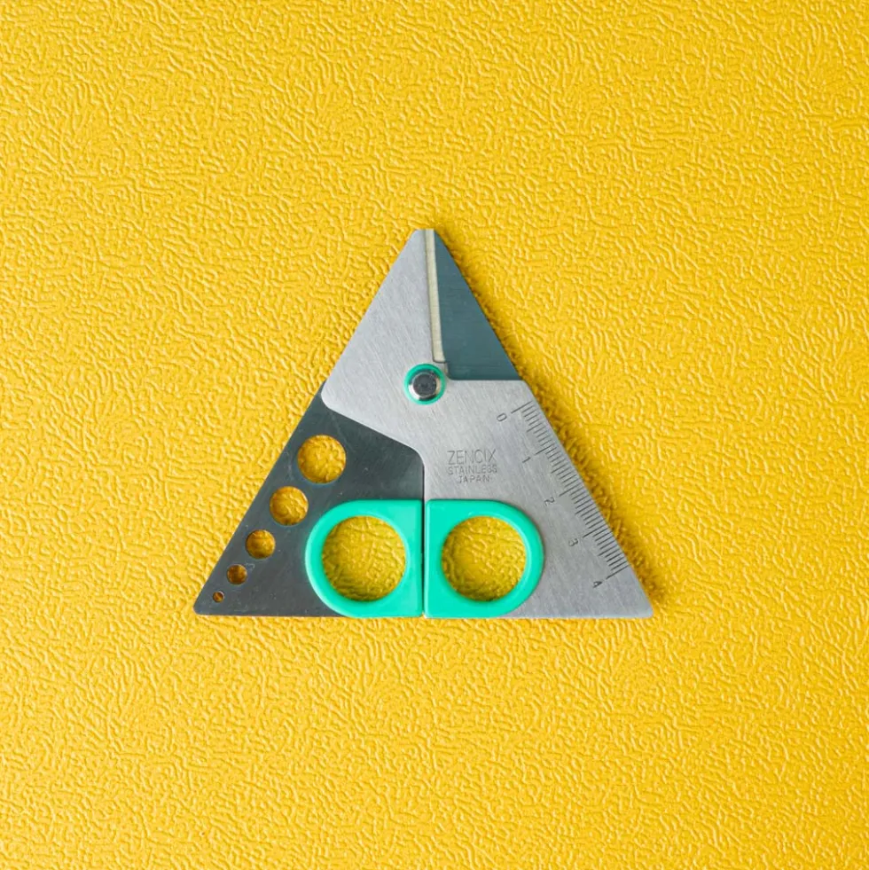 Ciseaux Triangle - Vert