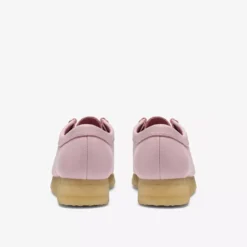 Clarks - Wallabee - Cuir Rose Bébé
