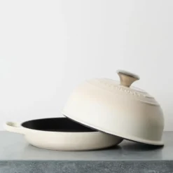 Cocotte à pain en fonte émaillée - Meringue