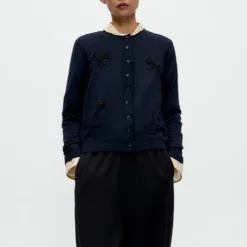 Cordera - Cardigan en Laine - Marine