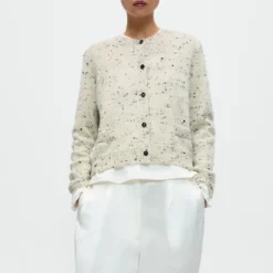Cordera - Cardigan Flecked - Ecru