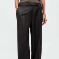 Cordera - Pantalon en Laine - Marron Foncé
