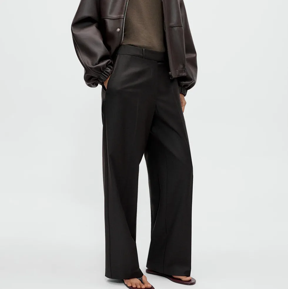 Cordera - Pantalon en Laine - Marron Foncé