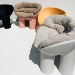 Coussin Fauteuil Roly Poly - Marrone - Driade