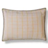 Coussin Merci - Carreaux Jaune Asahi