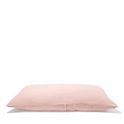 Coussin rectangle en gaze de coton - Rose de Bagatelle