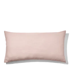 Coussin rectangle en gaze de coton - Rose de Bagatelle