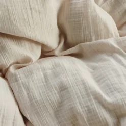 Coussin rectangle en gaze de coton - Rose de Bagatelle