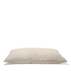 Coussin rectangle en gaze de coton - Beige Quai de Seine