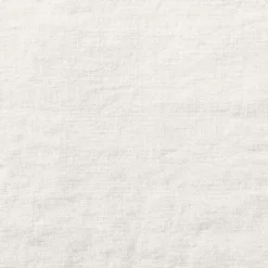 Coussin rectangle en lin lavé - Blanc Coquillage