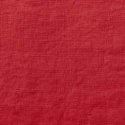 Coussin rectangle en lin lavé - Rouge Vermillon