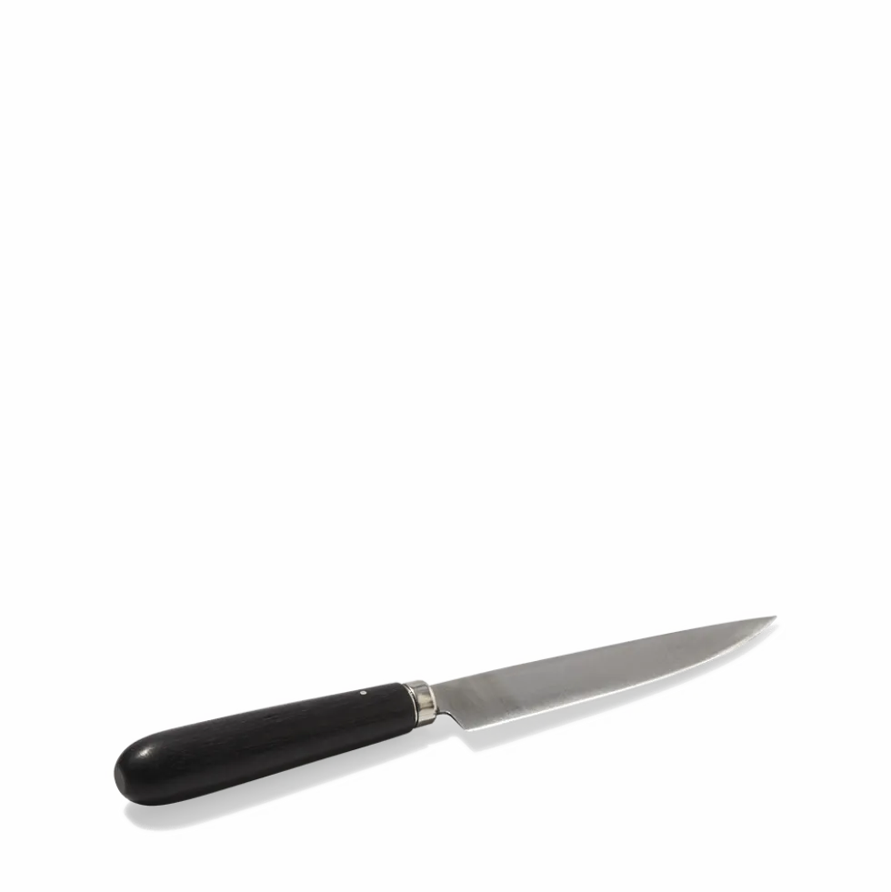 Couteau avec manche en buis - Noir