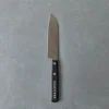 Couteau Santoku - Lame lisse - Noir