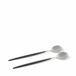 Couverts à salade Goa en acier inoxydable et résine