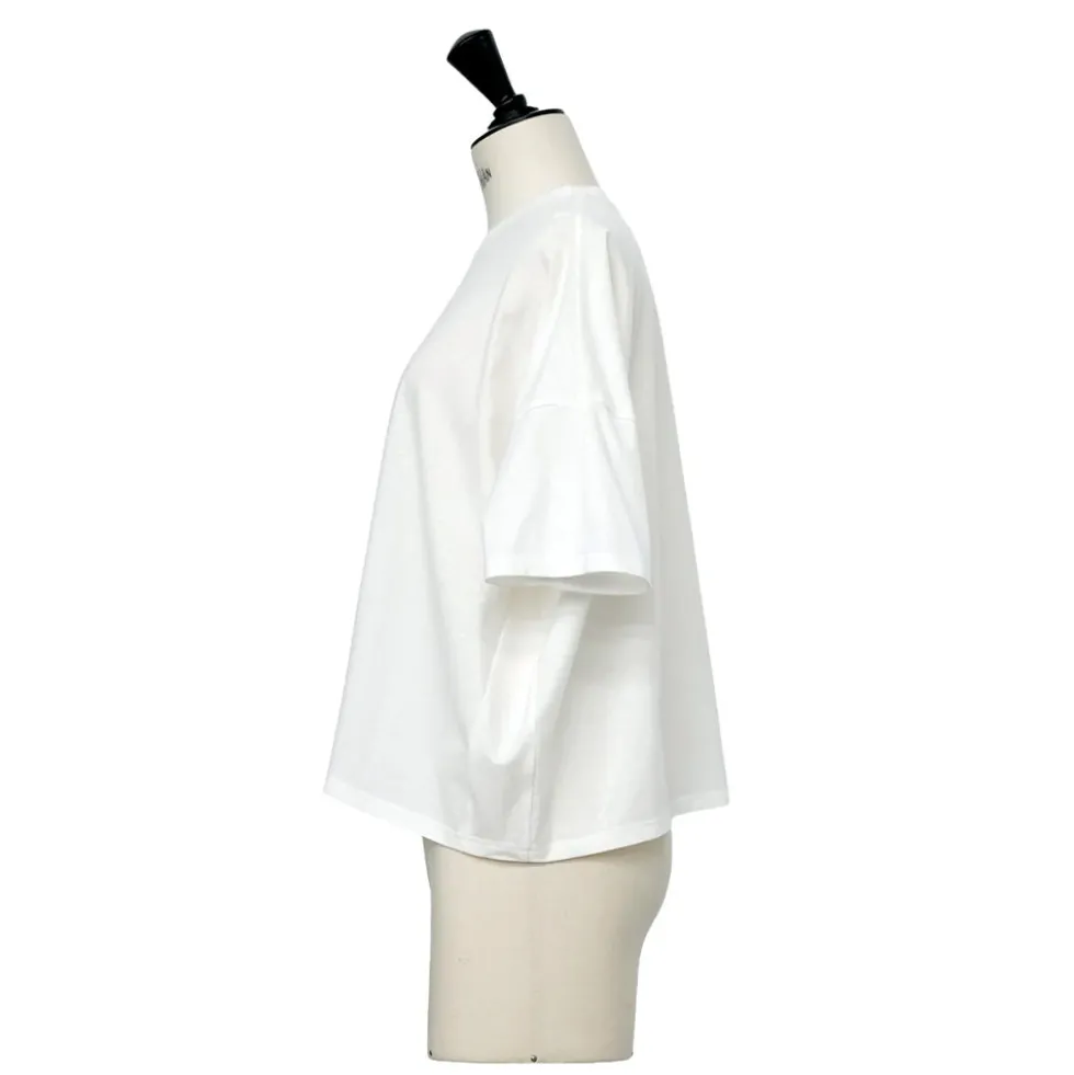 C.T.plage - T-Shirt Demi-Manches - Blanc