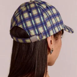 Damson Madder - Casquette Tomboy - Bleu Check
