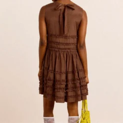 Damson Madder - Robe Reed - Chocolat