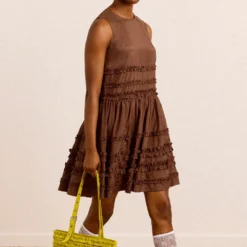Damson Madder - Robe Reed - Chocolat