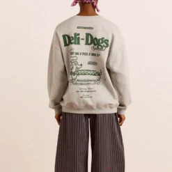 Damson Madder - Sweat Deli Dog - Gris