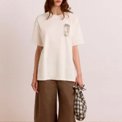 Damson Madder - T-shirt Quiet Company - Écru