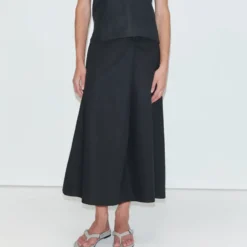 Deiji Studio - Jupe Portefeuille - Noir