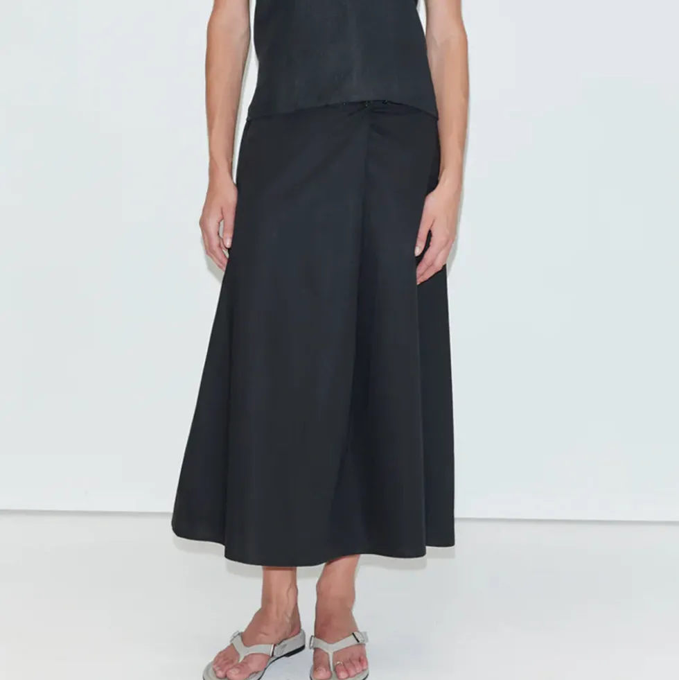 Deiji Studio - Jupe Portefeuille - Noir