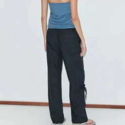 Deiji Studio - Pantalon Gros Grain - Mono Grid