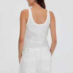 Deiji Studio - Top Frills - Blanc