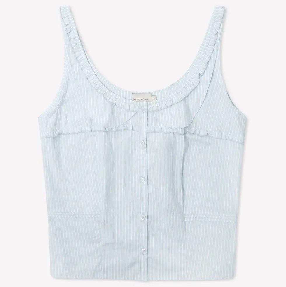 Deiji Studio - Top Frills - Rayures Mist