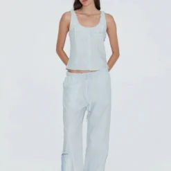 Deiji Studio - Top Frills - Rayures Mist