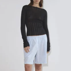 Deiji Studio - Top Open Work - Noir