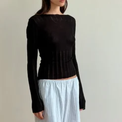 Deiji Studio - Top Open Work - Noir