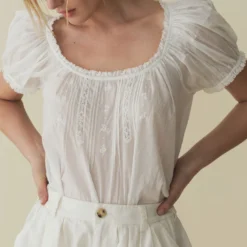 Dôen - Blouse Frederica - Blanc