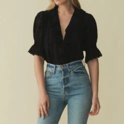 Dôen - Blouse Henri - Noir