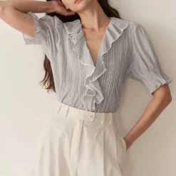 Dôen - Blouse Henri - Rayures Adelaide