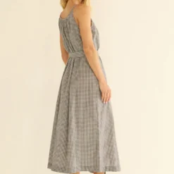 Dôen - Robe Nevita - Noir Gingham