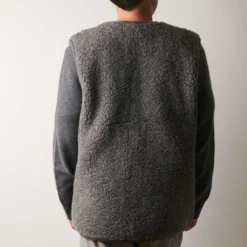 Direct Tannerie - Gilet Laine - Gris