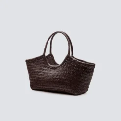 Dragon Diffusion - Sac Nantucket Basket Big - Marron Foncé