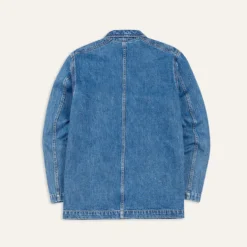 Drake's - Veste de Travail Selvedge - Bleach Wash