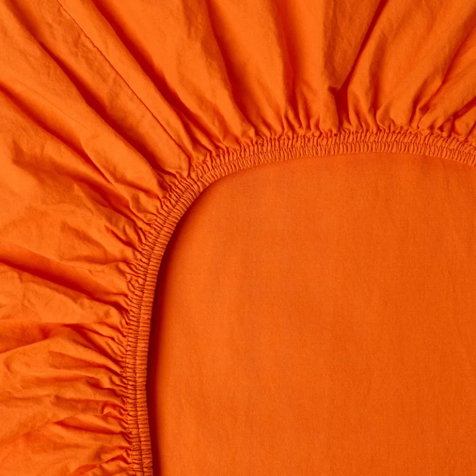 Drap-housse en percale de coton - Tataki Souci