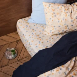 Drap-housse en percale de coton - Tataki Herbier