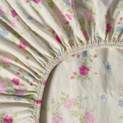 Drap-housse en percale de coton - Jardin