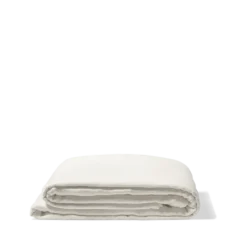 Drap plat en gaze de coton - Blanc de Meudon