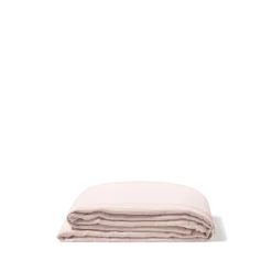 Drap plat en gaze de coton - Rose de Bagatelle