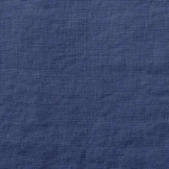 Drap plat en lin lavé - Bleu Pacifique