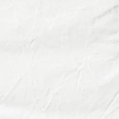 Drap plat en percale de coton - Blanc Craie