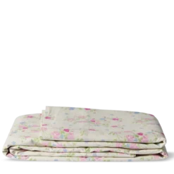 Drap plat en percale de coton - Jardin