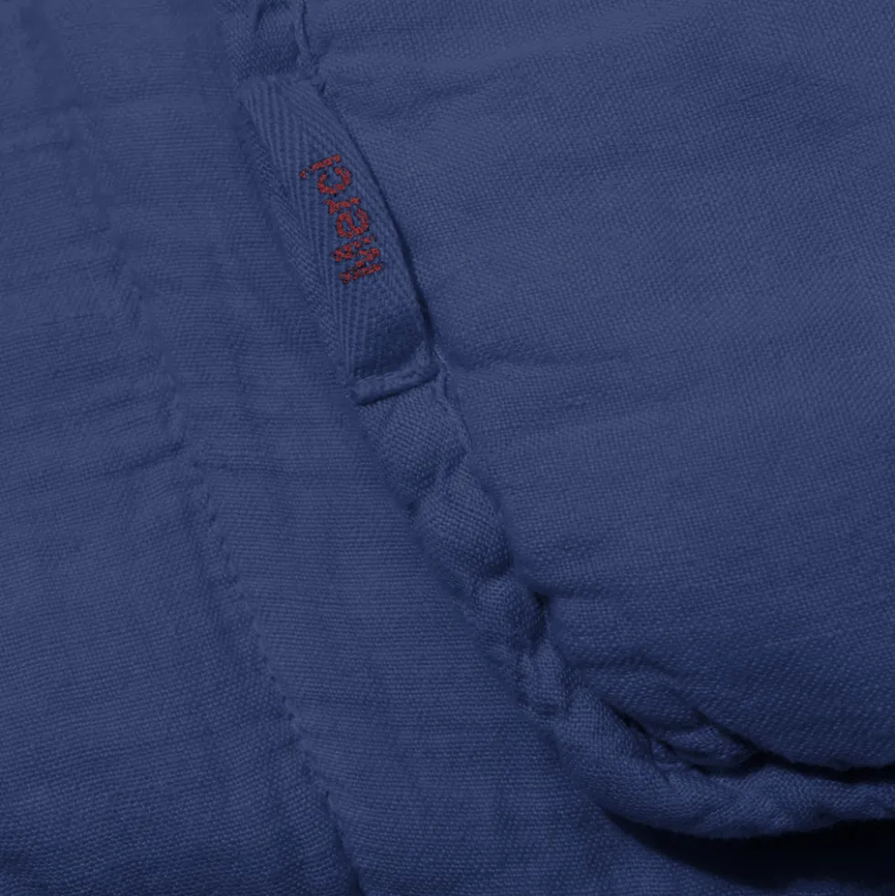 Édredon en 100% lin lavé - Bleu Pacifique