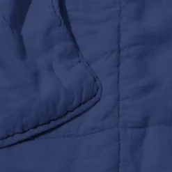 Édredon en 100% lin lavé - Bleu Pacifique