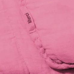 Édredon en 100% lin lavé - Rose Garance